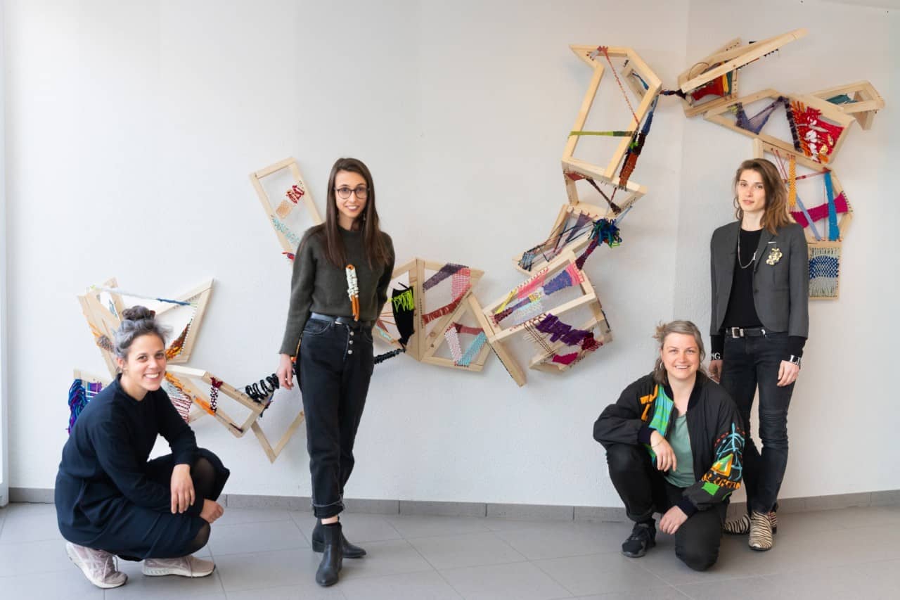 Portrait von Stephanie Amstutz, Laura Endtner, Meta Hammel und Sophie Kellner