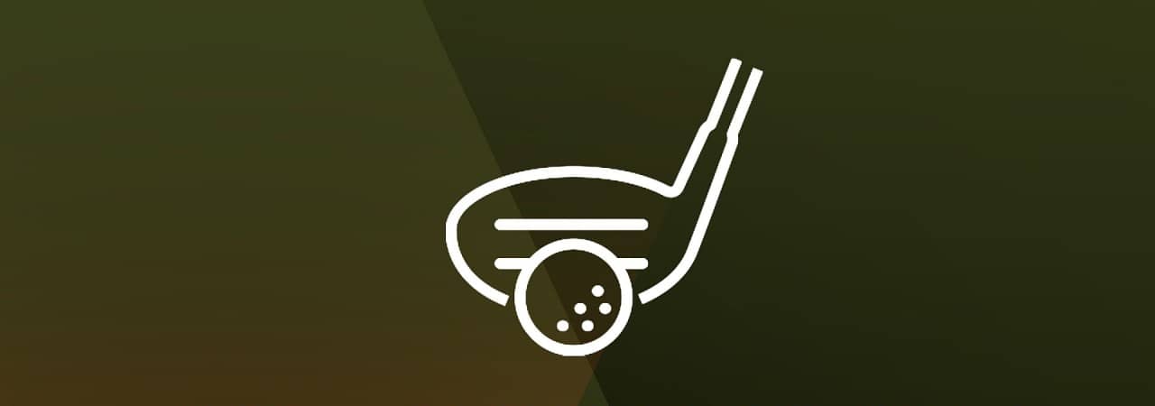 Golfschläger mit Ball
