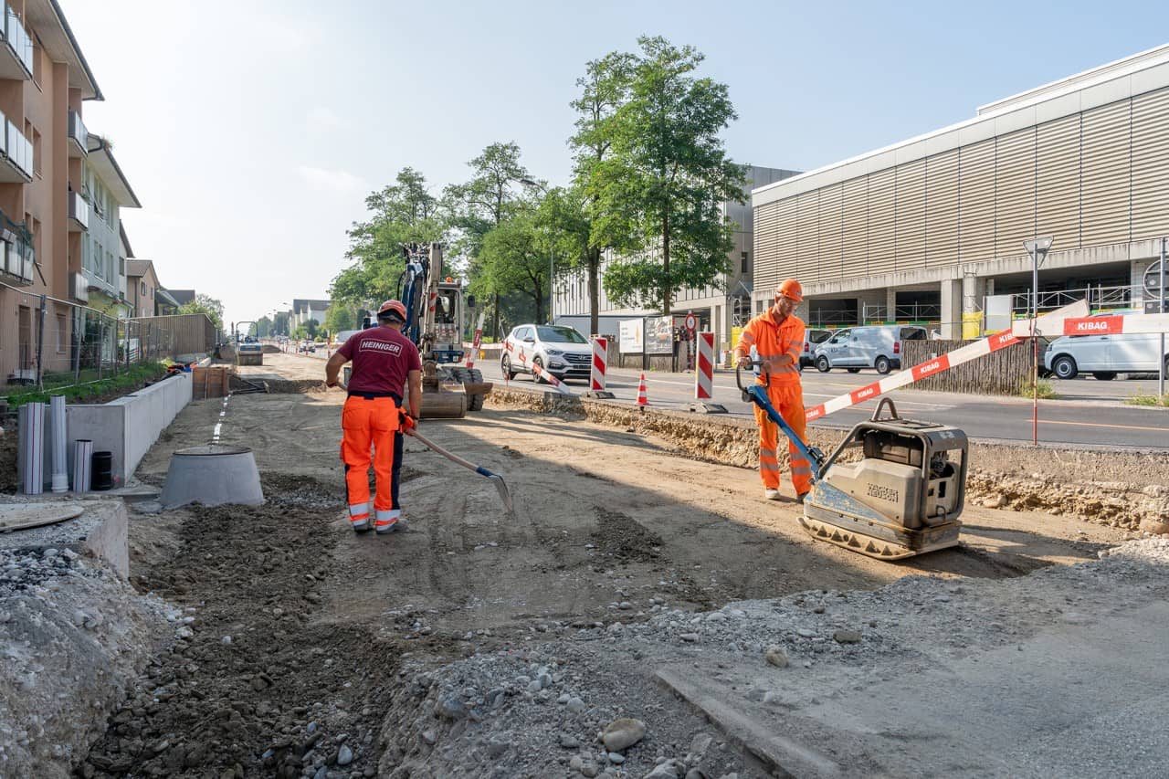 Baustelle im August 2024