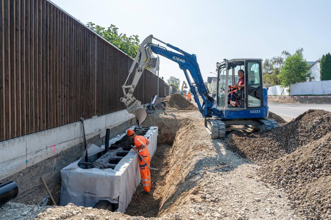 Baustelle im August 2024