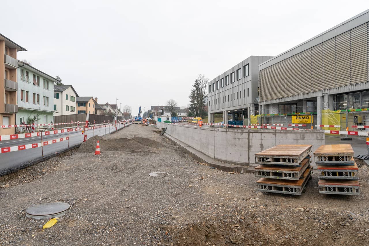 Baustelle Januar 2025