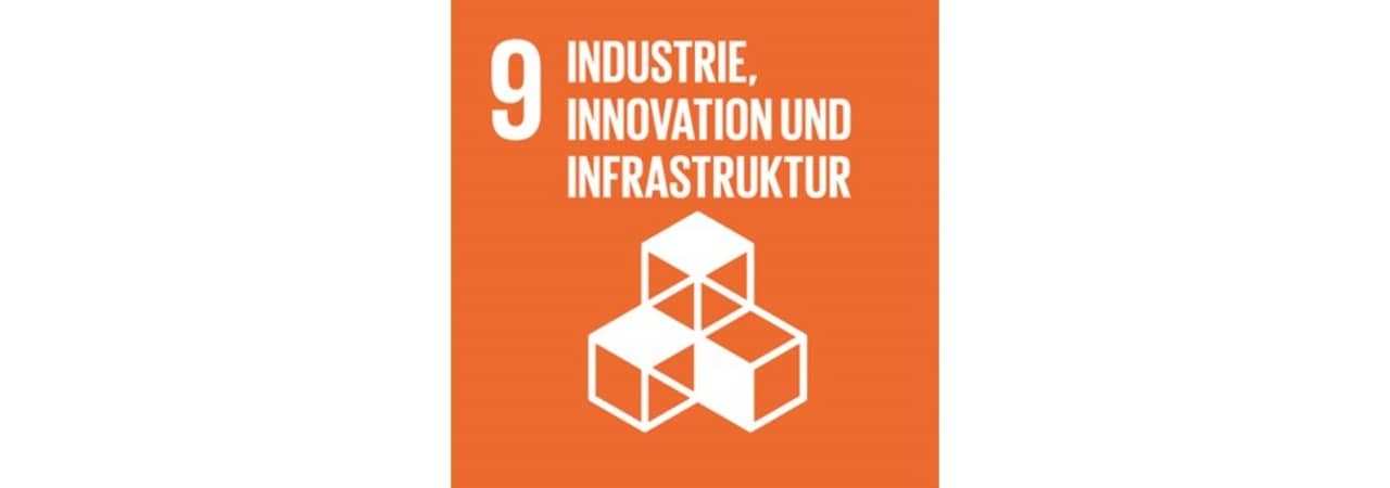 Logo SDG 9: Industrie, Innovation und Infrastruktur